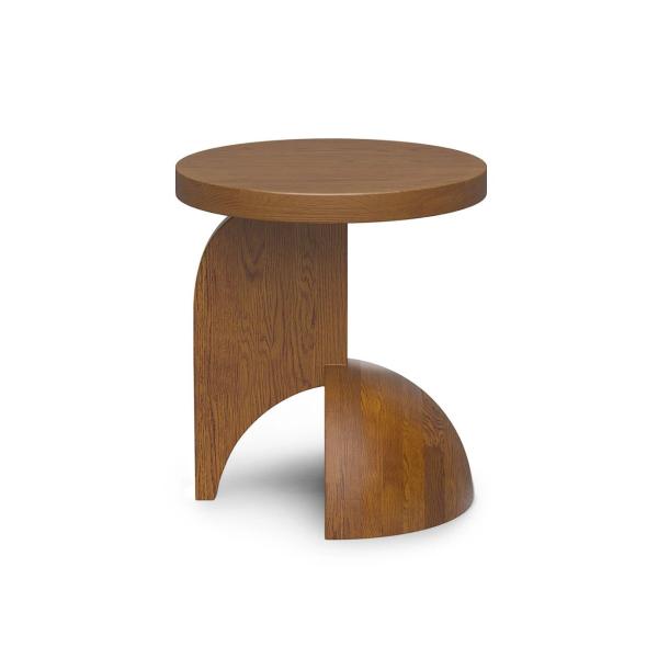 5 Star Hotel Room Minimalist Style Solid Oak Wood Side Table