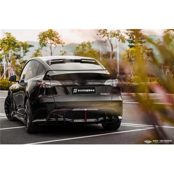 Auto Parts for Tesla MODEL Y Carbon Fiber Body Kit MODEL Y Upgraded MIW-style Carbon Fiber Front Shovel Diffuser Spoilerbody Kit