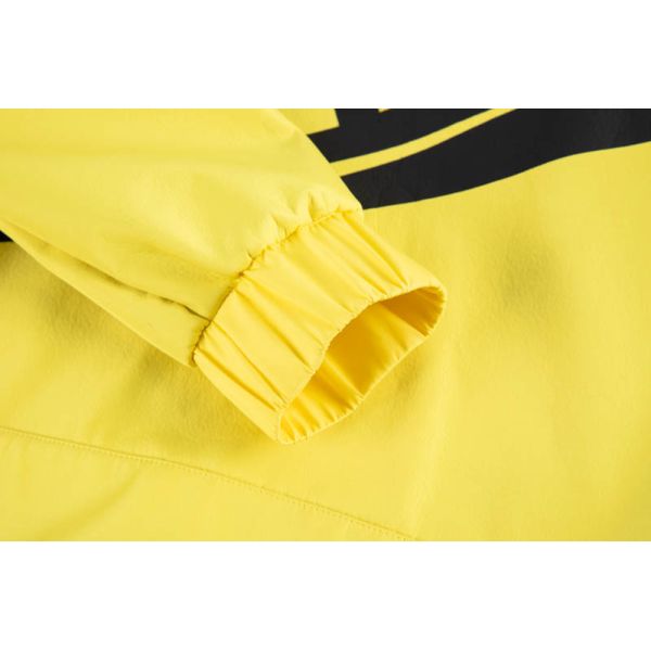 Men's Bold Diagonal Logo Print Fleece Hoodie with Soft Brushed Fleece Lining and Color-Block Design