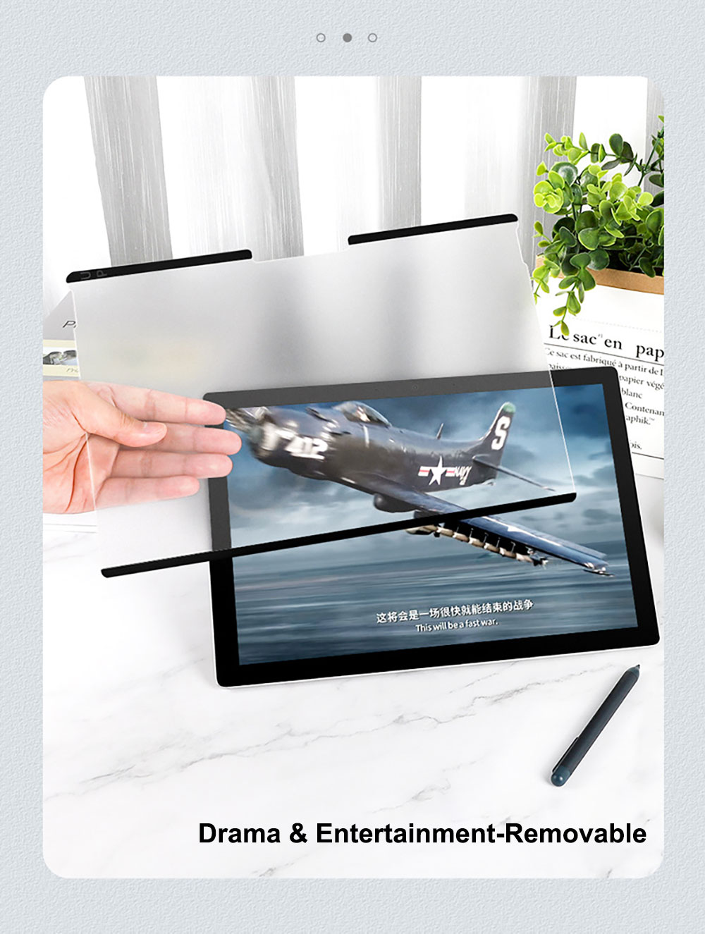 Tablet Tempered Screen Protector for Microsoft Surface Pro 9 8 7 Go 3 Glass High Quality Knock-Down Drawing Paper Ghm096 Laudtec Wholesale OEM/ODM/Private Label