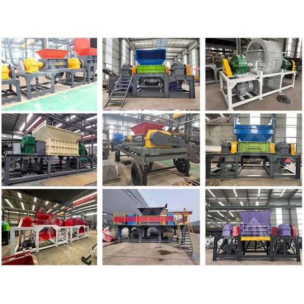 Recycle Waste Plastic PET Shredder for Scrap Wire Metal Shredders