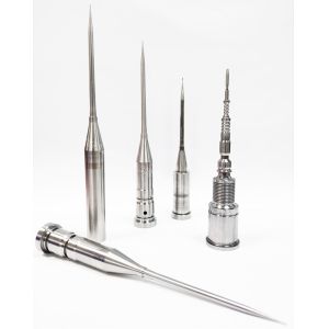 High Hardened Steel Core Pin with Gas Vent for Medical Cavity Rubber Tooling and Precision Mold Core Pin