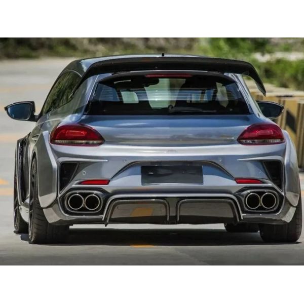 ASP Style FRP Volkswagen Scirocco Body Kit Car Rear Bumper Diffuser Hood OEM