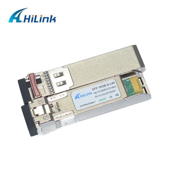 10G WDM SFP+ STM-64 OC-192 Optical Module 40KM BIDI 1270nm/1330nm