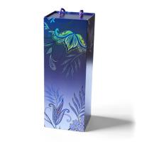 Caja de regalo de vino tinto de una botella plegable de una pieza creativa Caja vacía Embalaje plegable portátil