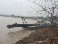 WN350 Barco de dragado de barro con bomba de 30kw para mantenimiento y navegación de vías fluviales