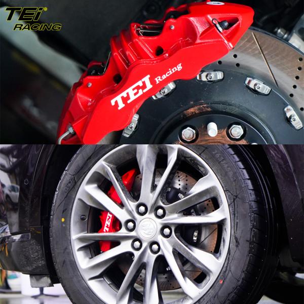 Kit de travagem frontal grande 6 Calibre de pistão com rotor 405x34mm sistema de travagem automático BBK para Buick Enclave 20 polegadas carrinha
