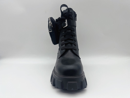 Шнурки женские платформенные туфли черный белый цвет для повседневного ношения