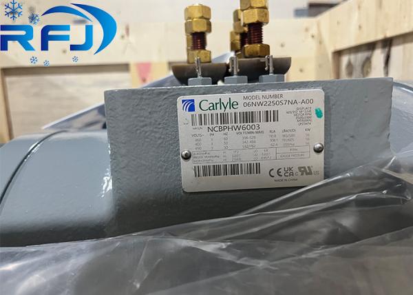 Carga semi hermética del aceite del compresor 5HP 22.6L de Carlyle 06DR718 para las industrias alimentarias