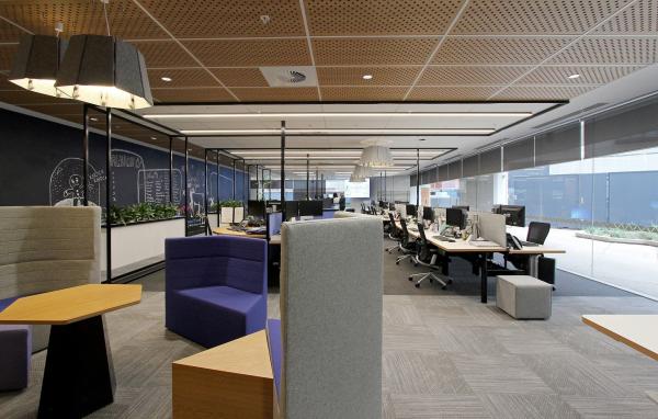 Bureau commercial Panneau acoustique perforé Panneau insonorisé mural en bois 16/16/6 mm