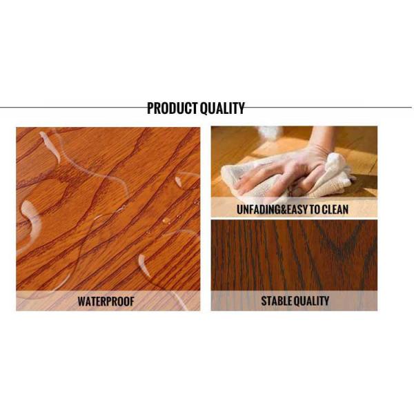 Durable Furniture Decoration PVC Foil For MDF , 100-110 Meters / Roll