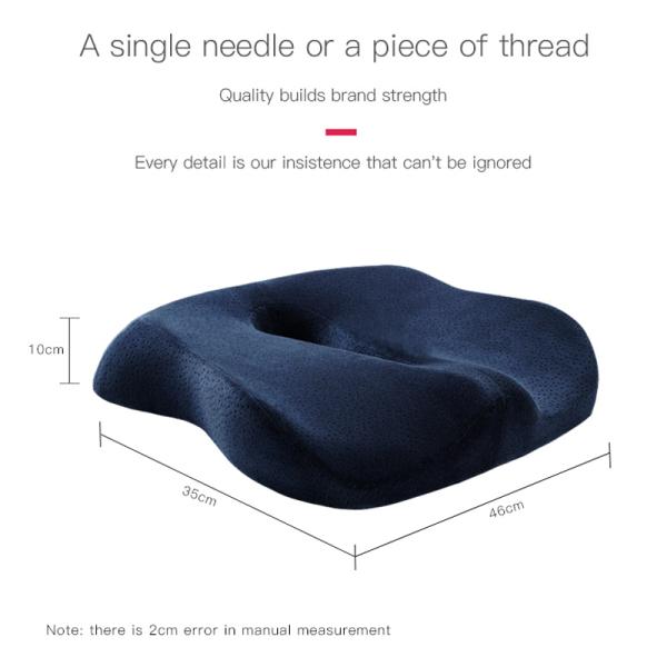 Upgrade Your Car Interior with Design Velvet Fabric Air Flow Memory Foam Seat Cushion