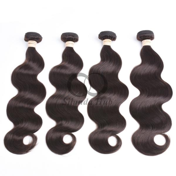 #2 Dark Brown Body Wave Remy Human Hair Bundles Sew In Weave Bundles Brazilian Bundle Deals