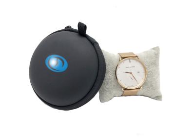 Voyage fait sur commande rond Eva Hard Shell Case Watch portant avec le coussin à l'intérieur