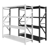 Estantería metálica de almacén de 5 estantes 2500x1200mm, almacenamiento ajustable