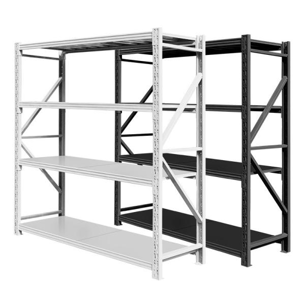 Estantería metálica de almacén de 5 estantes 2500x1200mm, almacenamiento ajustable