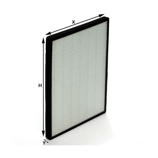 Customizable Size High-Efficiency HEPA and Activated Carbon Filter for Odor Elimination in Air Purifiers