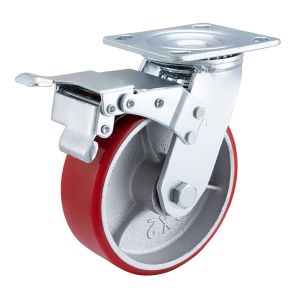 50 mm rouleaux de rouleaux lourds résistants aux chocs roue de rouleaux industriels en fonte