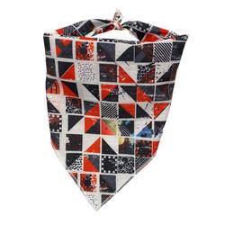 Bandana imprimé de chien de double couche
