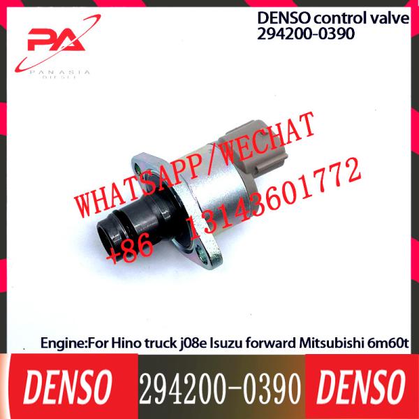DENSO válvula de controle 294200-0390 Regulador válvula SCV 294200-0390 Para caminhão Hino j08e Isuzu dianteiro Mitsubishi 6m60t