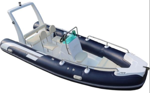 2022  rigid hull inflatable rib boat 17ft  with back cabin  rib520B
