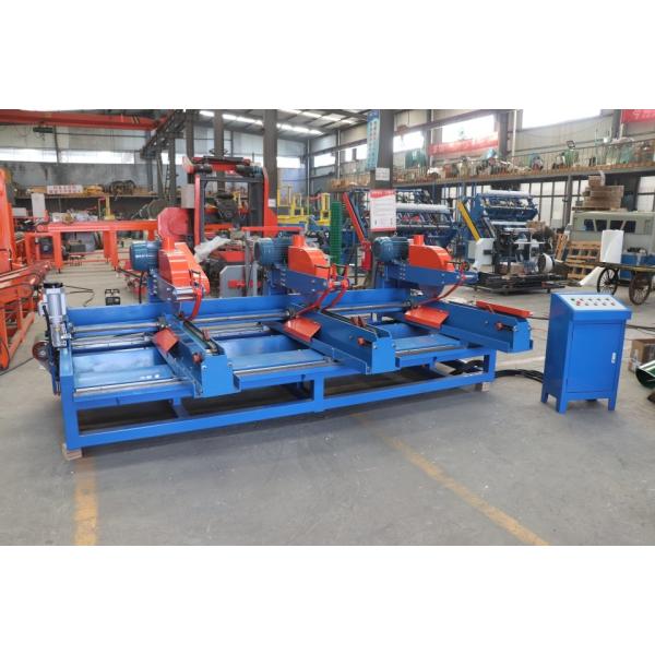 Saw de corte cruzado de madera de cabeza múltiple Saw de banda de cuchilla múltiple Saw de trabajo pesado 3/4/5 Cabezas Saw de corte de cabeza múltiple