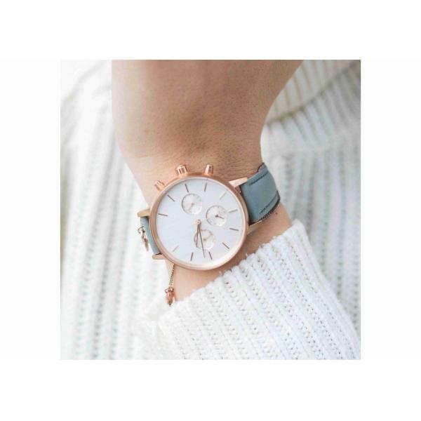 Peach leather wrist watch japan movement quartz watch sr626sw