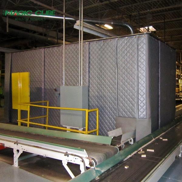 Rubber Outdoor Sound Blankets Environmental Protection For Noise Reduction