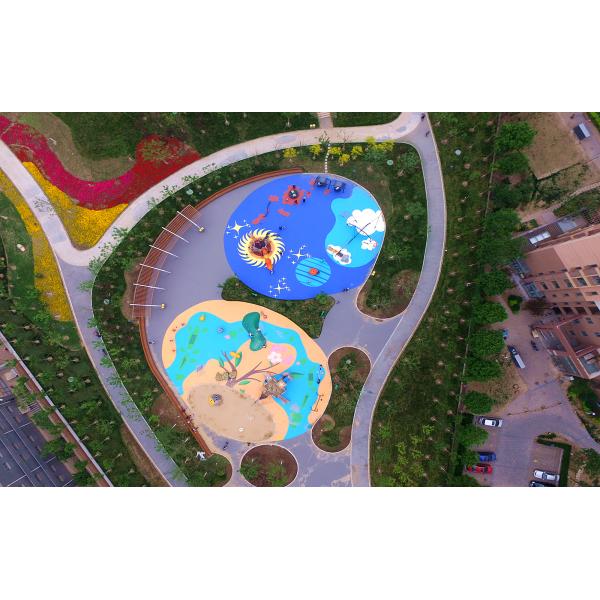 EPDM Granules Filling EPDM Rubber Flooring Alkali Resistance Colorful