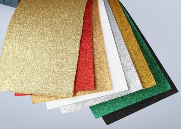 1.7mm Non - Toxic Die Cut Glitter EVA Foam Sheet For Craft And Kids DIY