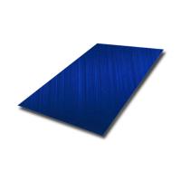 Produits au détail Folie d'acier inoxydable brossée bleue laminée à froid 0,3 mm d'épaisseur