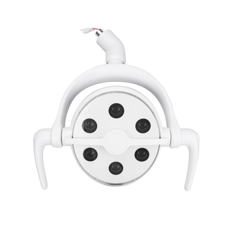 6 LED Dental Chair Surgical Light Adjustable Shadowless Oral Examination Lamp for Dental Unit and Dental Trolley