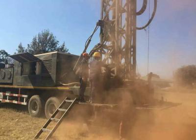 Six Cylinder 265KW 1500m Depth Truck Mounted Drill Rig Wide range of applications