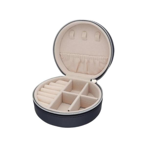 Conjunto de joyas cuadradas caja de regalo mini caja para mujeres chicas moda sólida de lujo portátil PU de cuero de PVC cartón