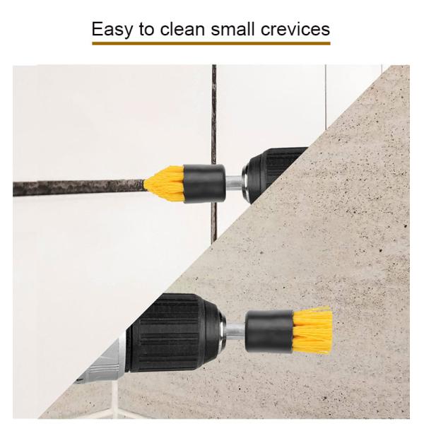 2 штуки многофункциональный электрический спин скраббер чистка щетка сверло щетка набор