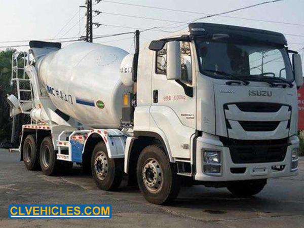 ISUZU GIGA 8X4 380hp 12CBM Concrete Mixer Drum Truck