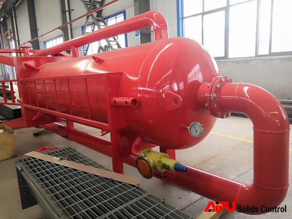 H2S Resistant Steel Vertical Mud Gas Separator Dia 1400mm 300m3/H
