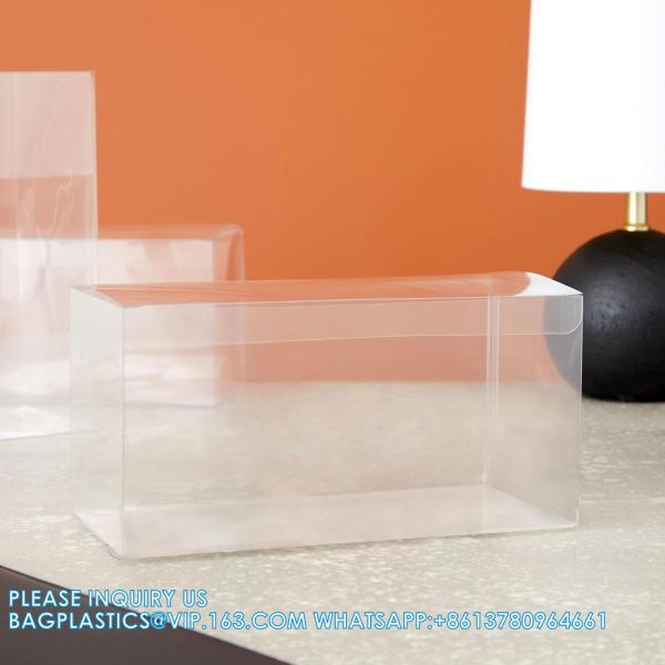 Clear Gift Favor Boxes Candy Gift Box Clear Rectangle Box Transparent Candy Box Chocolate Cookies Treat Boxe