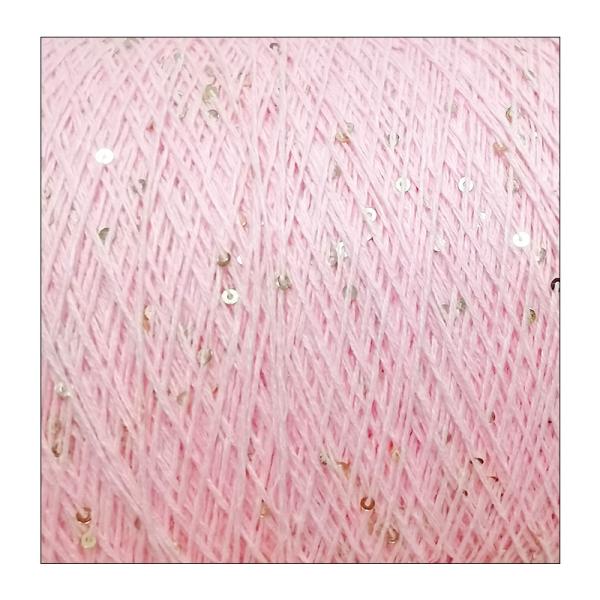 5mm Hilos Beads Cotton Blend Yarn Fancy Sequin Yarn For Knitting