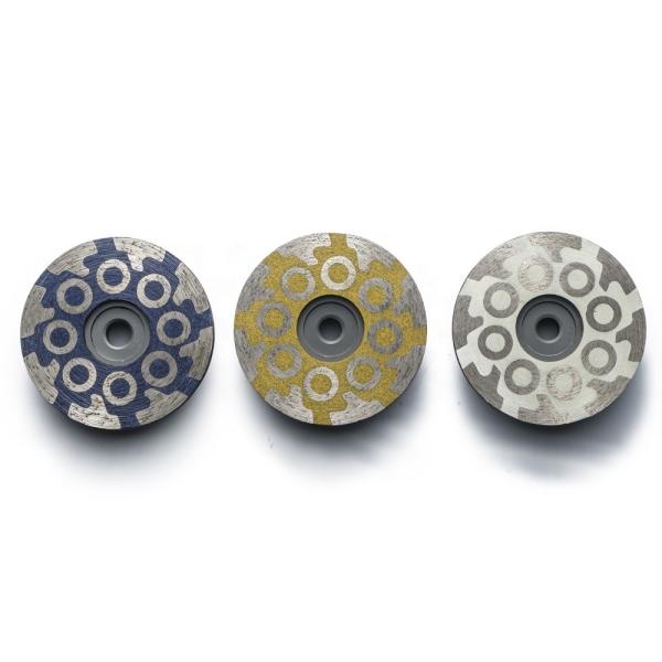 Granite Diamond Powder Resin Filled Cup Wheel Round T Shape Segment Wheel 100mm 125mm