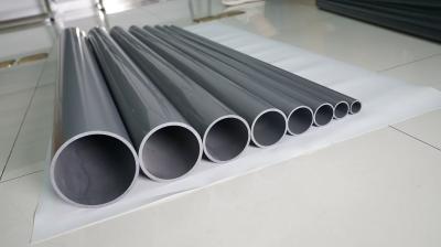 100mm-6000mm Grey PVC Pipe Round Grey Plastic Pipe Fittings