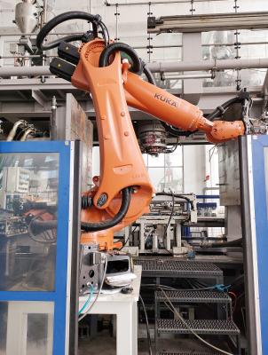 Posição de montagem no chão Célula robótica industrial com design de controlador KRC4