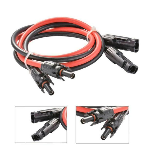 женщина провода удлинительного кабеля панели солнечных батарей 30feet 4mm2 & мужчина IP65 с соединителем