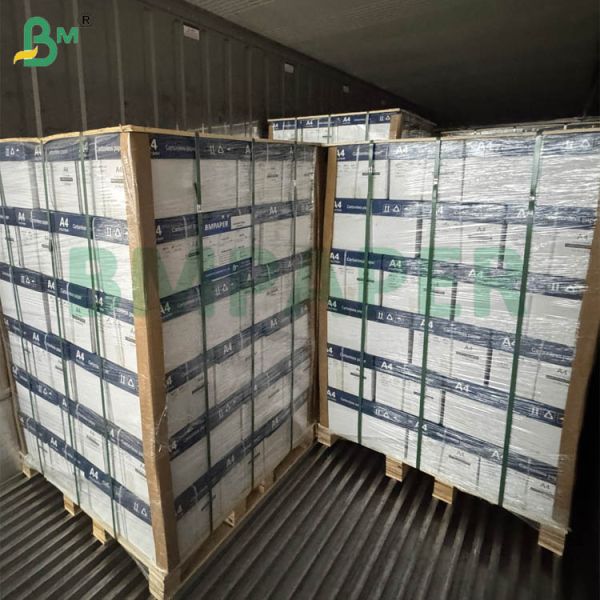 55gsm A4 Carbonless Copy Paper Sheets CB White CF Color NCR Paper, Blue Image