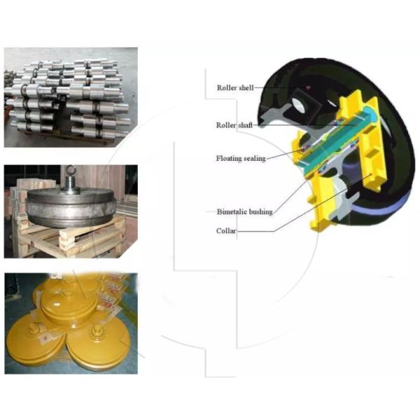 Зевака оптового экскаватора PC210-6 передняя assy более неработающего ролика частей машинного оборудования