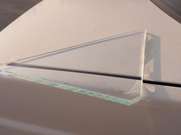 Prateleira de aço inoxidável 8 mm vidro temperado triturado endurecido para mesa de chuveiro sem quadro