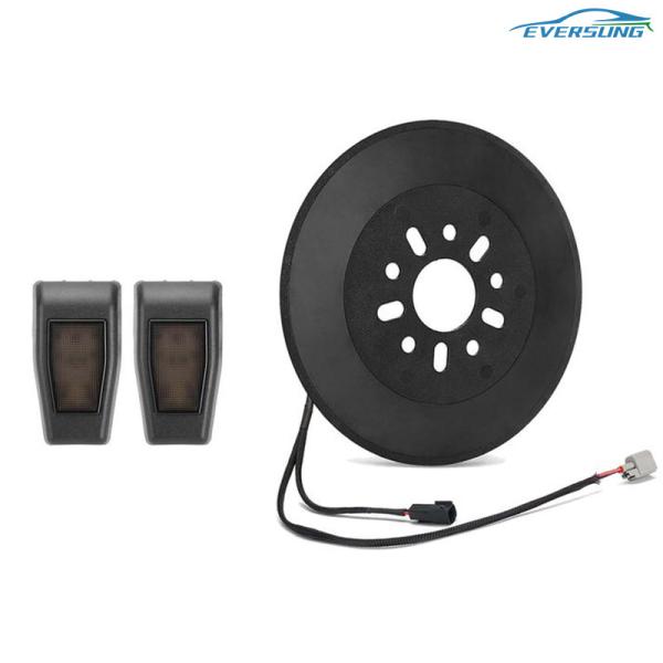 Jeep Wrangler Spare Tire 3rd Brake Light 5W Jeep Back Window Hinge Cover