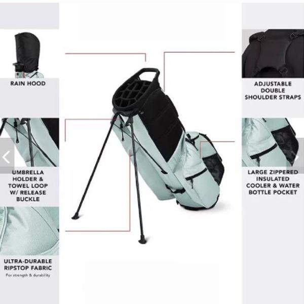 Крепкий рассекатель облегченное воскресенье 14 путей носит сумку гольфа со стойкой