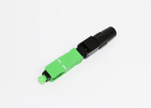 APC Embedded Fiber Optics Connectors / Lc Simplex Connector For Local Area Network