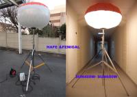 luces de iluminación libres del globo del resplandor de 400W LED para la catástrofe en Turquía y Siria